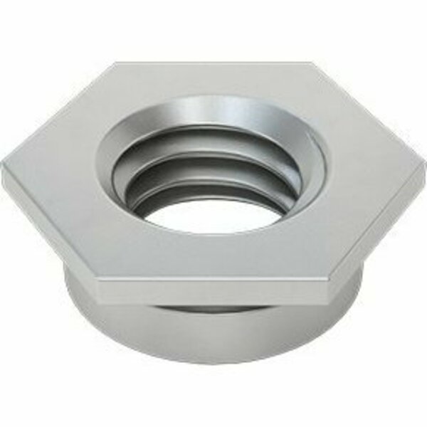 Bsc Preferred Flush-Mount Press-Fit Nut for Sheet Metal 10-32 Thread Size for 0.125 Minimum Panel Thickness, 25PK 94674A528